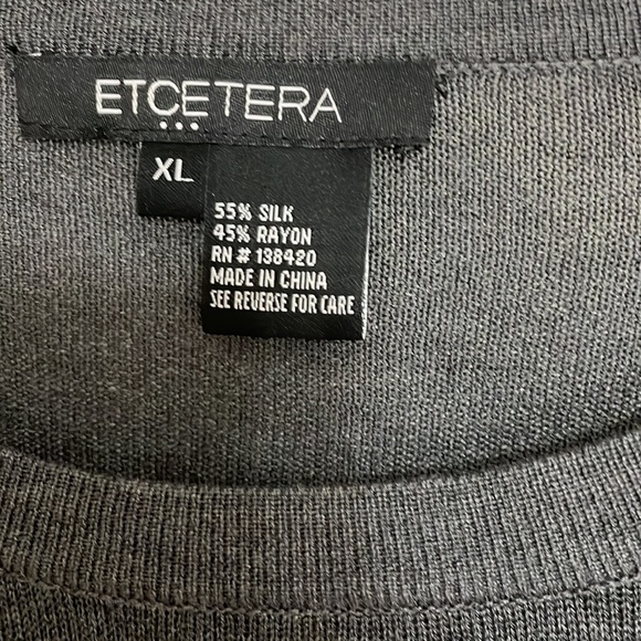 Etcetera sweater Xl - Picture 2 of 6
